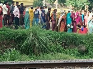 कौशाम्बी4अगस्त24*रेलवे लाइन पार करते समय फिर एक महिला की हुई मौत*