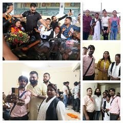 कानपुर नगर3अगस्त24*औरैया जनपद निवासिनी शिवानी लौटी बिग बॉस से,का कानपुर एयरपोर्ट पर हुआ भव्य स्वागत