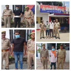 सहारनपुर4अगस्त24*थाना जनकपुरी,थाना मिर्जापुर एवम थाना नानौता से बड़ी खबर*