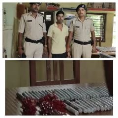 बेगूसराय बिहार4अगस्त24*आर्मी जवान को भारी मात्रा में विस्फोटक सामग्री के साथ गिरफ्तार किया।