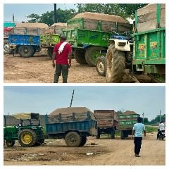 ग्वालियर8अगस्त24*रेत के अवैध उत्खनन व परिवहन के खिलाफ जिला प्रशासन ने की बड़ी कार्रवाई*