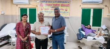 कानपुर नगर8अगस्त24*उर्सुला हॉस्पिटल के ब्लड बैंक में एक वृहद ब्लड डोनेशन कैंप लगाया गया, कानपुर नगर8अगस्त24*उर्सुला हॉस्पिटल के ब्लड बैंक में एक वृहद ब्लड डोनेशन कैंप लगाया गया,