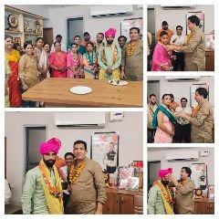 पानीपत9अगस्त24*हरियाणा सक्षम यूनियन के जिला प्रधान भाई राज कौशिक अपने साथियों के साथ कांग्रेस पार्टी में शामिल हुए।