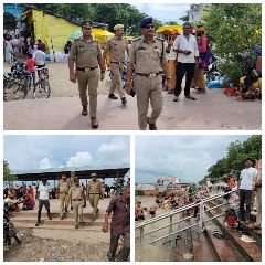 कानपुर नगर11अगस्त24*पुलिस उपायुक्त पश्चिम राजेश कुमार सिंह ने खेरेश्वर मंदिर का किया निरीक्षण