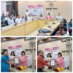 कानपुर देहात 13 अगस्त 2024 *मा0 राज्यमंत्री व जिलाधिकारी ने नवचयनित सहायक शोध अधिकारी को वितरित किया नियुक्ति पत्र*