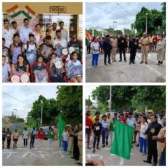 कानपुर देहात15अगस्त24*स्वतंत्रता दिवस के पर्व पर  क्रास कन्ट्री रेस प्रतियोगिता को डीएम ने दिखाई हरी झण्डी*
