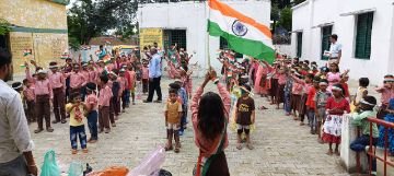 कन्नौज15अगस्त24*प्राथमिक विद्यालय निजामपुर में भी स्वतंत्रता दिवस बड़ी धूमधाम से मनाया गया।