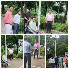 मथुरा15अगस्त24*स्वतंत्रता दिवस के पावन पर्व पर 33/11KV पागल बाबा उपकेंद्र पर भी ध्वजारोहण किया गया