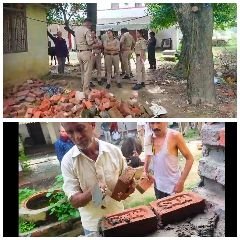 जौनपुर17अगस्त24*थानाध्यक्ष ने खुद खड़ा होकर बंद करवा दी खिड़की ग्रामीणों ने धकेला,गांव में तनाव