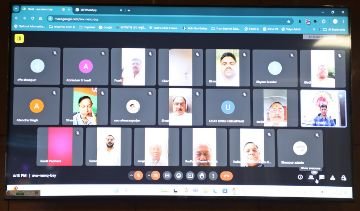भिण्ड19अगस्त24*प्रभारी मंत्री की अध्यक्षता में गूगल मीट आयोजित*