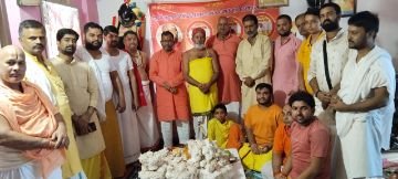 अयोध्या20अगस्त24*चाणक्य परिषद ने अयोध्या में श्रावणी उपा क्रम का किया आयोजन।