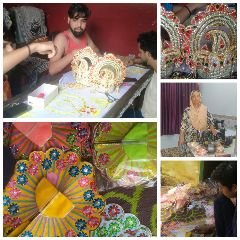 मथुरा20अगस्त24*मुस्लिमो के हाथ के बने पोशाक धारण करेंगे ठाकुर जी, श्री कृष्ण जन्माष्टमी के लिए आए ऑर्डरों का काम तेजी पर