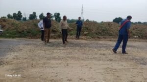 कौशाम्बी20अगस्त24*उपजिलाधिकारी व टीम ने किया निर्माणाधीन रामवनगमन मार्ग का निरीक्षण*