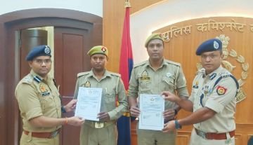 कानपुर नगर20अगस्त24*सराहनीय कार्य- 112 PRV कर्मचारियों को महिला की जान बचाने का मिला पुरुस्कार*