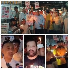 हरिद्वार रुड़की20अगस्त24*उत्तराखंड में बढ़ती बलात्कार की घटनाओं को लेकर मंगलौर विधायक ने निकाला कैंडल मार्च