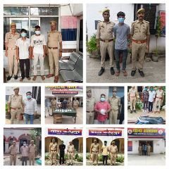 सहारनपुर21अगस्त24*जनपद से समस्त थाना प्रभारियों की क्राइम रिपोर्ट