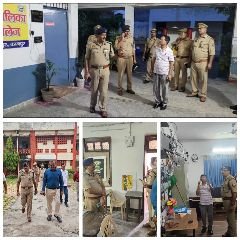 कानपुर21अगस्त24*पुलिस उपायुक्त पश्चिम द्वारा पनकी सर्किल में स्थित आरक्षी पुलिस भर्ती परीक्षा केंद्रों का निरीक्षण किया गया*