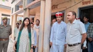 गाजीपुर22अगस्त24*डीएम ने पुलिस भर्ती परीक्षा केंद्रों का किया निरीक्षण  