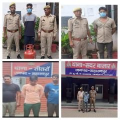 सहारनपुर23अगस्त24*थाना जनकपुरी,थाना तीतरो एवम थाना सदर बाजार प्रभारियो की बड़ी कार्रवाई*