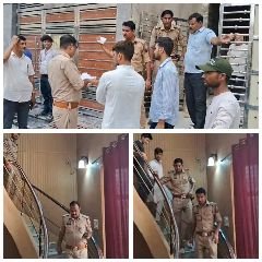 मथुरा24अगस्त24*वृंदावन नगर की चैतन्य विहार कालोनी में दिनदहाड़े लूटकांड