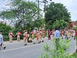 मथुरा24अगस्त24*मौमिता हत्याकांड पर ऋतंभरा डिफी माँ व सुमन दीदी के द्वारा निकाली गई रैली।