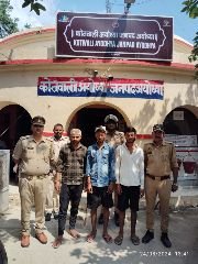 अयोध्या26अगस्त24*हत्या के प्रयाश से सम्बन्धित अपराध में वांछित 03 नफर अभियुक्त को किया गिरफ्तार।*