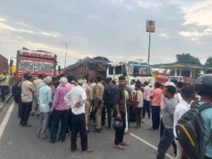 कानपुर नगर27अगस्त24*कानपुर भौति नेशनल हाईवे पर भीषण सड़क हादसा