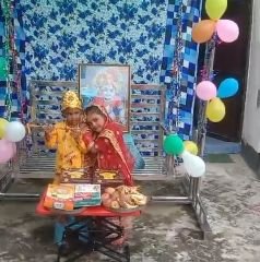 वाराणसी26अगस्त24*कान्हा की बांसुरी का धुन सुन खींच आई राधा*घनश्याम भवन में मन रहा जन्माष्टमी पर्व*