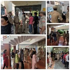 कानपुर नगर31अगस्त24*यूपी पुलिस आरक्षी भर्ती परीक्षा के CSJM व बिठूर स्थित परीक्षा केंद्रों का निरीक्षण किया गया।