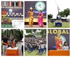 औरैया *दिनांक:- 24/08/2024 ( रैपिड ग्लोबल स्कूल में दही हाण्डी उत्सव )