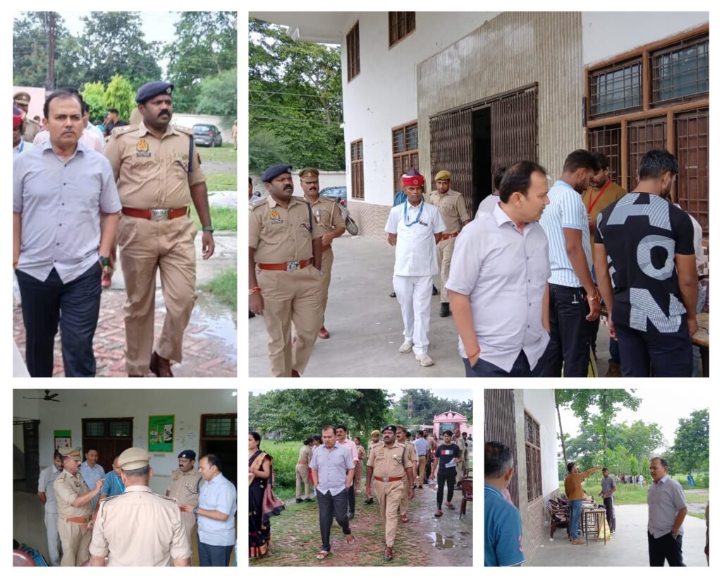 कानपुर देहात 24 अगस्त 2024 *जिलाधिकारी ने नागरिक पुलिस भर्ती परीक्षा केन्द्र का किया निरीक्षण*