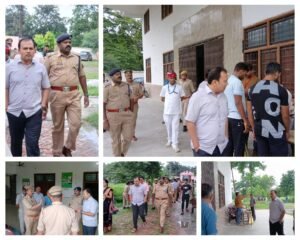 कानपुर देहात 24 अगस्त 2024 *जिलाधिकारी ने नागरिक पुलिस भर्ती परीक्षा केन्द्र का किया निरीक्षण*