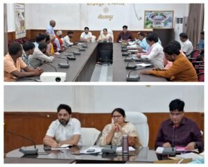 मिर्ज़ापुर : 27 अगस्त 2024 *विन्ध्याचल, कालीखोह व अष्टभुजा के विकास व सड़को के चैड़ीकरण के दृष्टिगत जिलाधिकारी की अध्यक्षता में बैठक कर की गयी चर्चा*