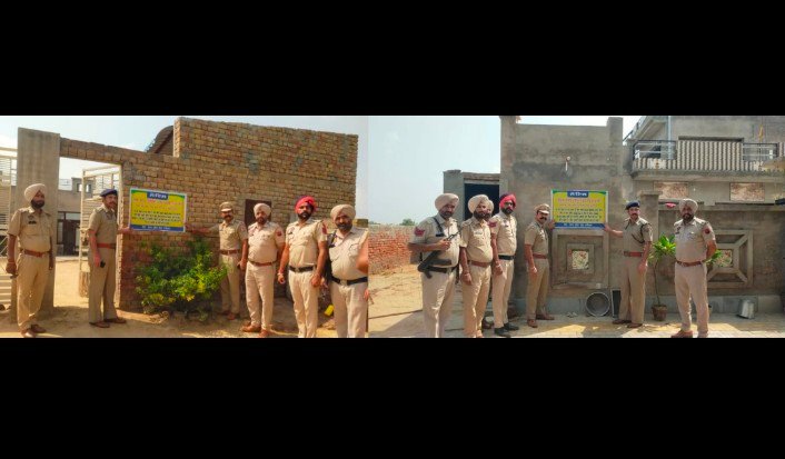 पंजाब 24 अगस्त 2024* तीन नशा तस्करों की प्रोपर्टियों को सील (कुर्क) किया गया