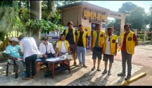 भागलपुर बिहार*सैंडीस कंपाउंड में मॉर्निंग वाकर्स के लिए एक निःशुल्क मधुमेह जांच शिविर का आयोजन