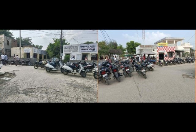 पंजाब 18 सितम्बर 2024* तहसील कंपलैक्स में ट्रेफिक नियमों की लोग उडा रहे हैं धज्जिया