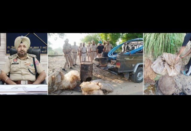 पंजाब 25 सितम्बर 2024* 25 हजार लीटर लाहन को एक्साई विभाग व पुलिस पार्टी ने बरामद कर नष्ट किया