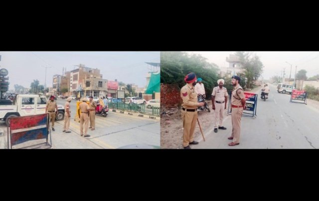 पंजाब 26 सितम्बर 2024* त्यौहारों के मद्देनजर रखते हुए डीएसपी सुखविंद्र सिंह बराड़ ने पुलिस टीमों द्वारा लगाये नाकों की चैकिंग की