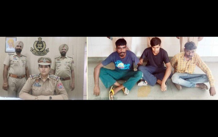 पंजाब 07 सितम्बर 2024* नगर थाना 2 की पुलिस ने गाडी चोरी करने वाले तीन आरोपियों को काबू किया, पुलिस रिमांड पर, जेल भेजा