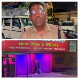 देहरादून 08 सितम्बर 2024* रात होते ही शराब की दुकान का बड़ा शटर बन्द देर रात मे खुलती है छोटी खिड़की, और फिर परोसी जाती है ऑवर रेटिंग मे शराब।