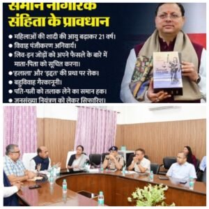 उत्तराखंड:13सितम्बर24*UCC नियम, यूसीसी की नियमावली,