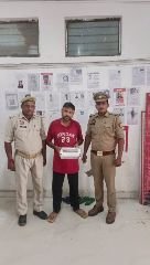 मथुरा01.09.2024*एक अभियुक्त को 01 अदद अवैध तमंचा .315 बोर मय 01 अदद जिंदा कारतूस .315 बोर सहित किया गिरफ्तार ।*