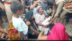 मथुरा02सितम्बर24*दर्दनाक हादसे में मासूम की मौत ।