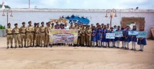 अनूपपुर04सितम्बर24*नवोदय विद्यालय के छात्र-छात्राओं ने स्वच्छता जागरूकता रैली'निकाली