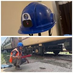 भागलपुर05सितम्बर24*मालदा डिवीजन ने उन्नत ट्रेन सुरक्षा और परीक्षा के लिए हेलमेट कैमरा निगरानी प्रणाली की शुरुआत की