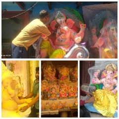 मथुरा05सितम्बर24*गणेश चतुर्थी की तैयारी जोरों पर,शहर में सच रहे है सुंदर से गणपति बाप्पा मथुरा05सितम्बर24*गणेश चतुर्थी की तैयारी जोरों पर,शहर में सच रहे है सुंदर से गणपति बाप्पा