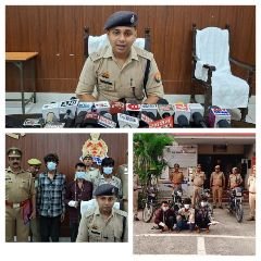 सहारनपुर06सितम्बर24*थाना गागलहेडी प्रभारी प्रमोद कुमार सिंह ने अपनी पुलिस टीम के सहयोग से किया बाईक चोर गिरोह का भंडाफोड़*