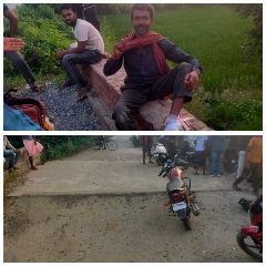 कानपुर नगर08सितम्बर24*ठेकेदारी प्रथा की भेट चढ़ी धसी पुलिया आए दिन होते हादसे