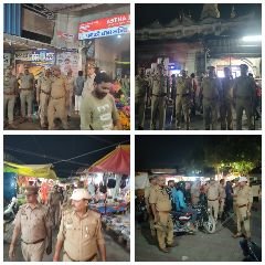 कानपुर नगर11सितम्बर24*बुढ़वा मंगल की तैयारी को लेकर पनकी पुलिस ने किया रिहर्सल*