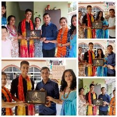 हल्द्वानी11सितम्बर24*एक समाज श्रेष्ठ समाज संस्था ने मीनाक्षी पाण्डेय के लेफ्टिनेंट बनने पर स्वागत कर शुभकामनाएं दी